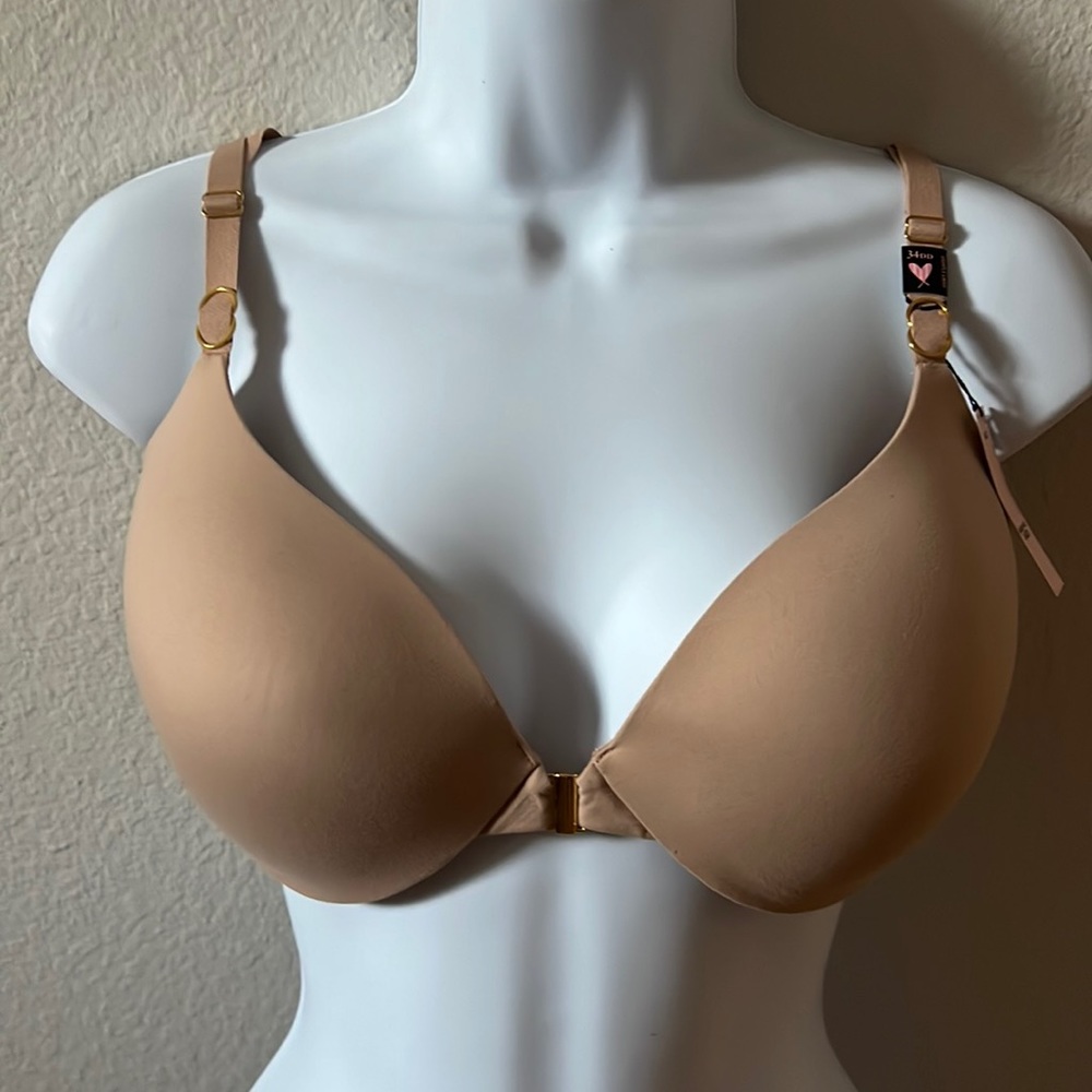 Victoria Secret Incredible lined Demi 34DD tan